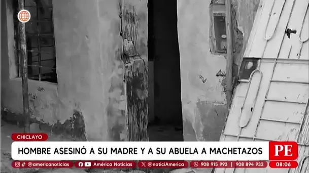 Hombre mató a su madre y abuela en Zaña con machete: fue detenido por la policía/ América Noticias Hombre mató a su madre y abuela en Zaña con machete: fue detenido por la policía/ América Noticias