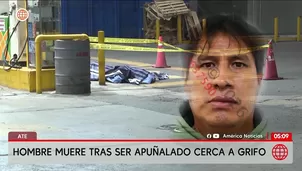 Hombre muere apuñalado tras pedir ayuda en grifo de Ate. Foto y video: América Noticias