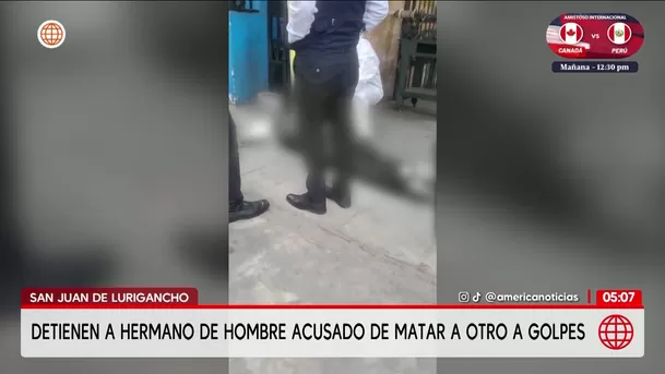 Hombre de 63 años muere tras recibir golpiza en San Juan de Lurigancho. Foto: América Noticias Hombre de 63 años muere tras recibir golpiza en San Juan de Lurigancho. Foto: América Noticias