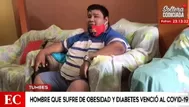 Tumbes: Paciente con obesidad mórbida y diabetes venció al COVID-19