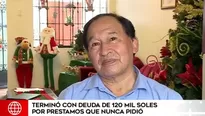 Hombre quedó endeudado por 120 mil soles por préstamos que no solicitó. Video: América