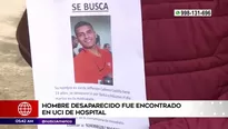 Hombre llevaba varios días desaparecidos. América Noticias