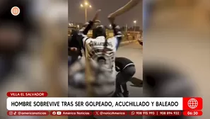Hombre sobrevive tras brutal ataque con piedras, cuchillo y balas en VES. Foto y video: América Noticias
