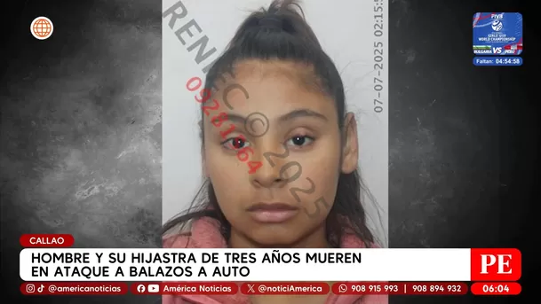 Hombre y su hijastra de tres años mueres en ataque a balazos a auto en el Callao. Foto: América Noticias