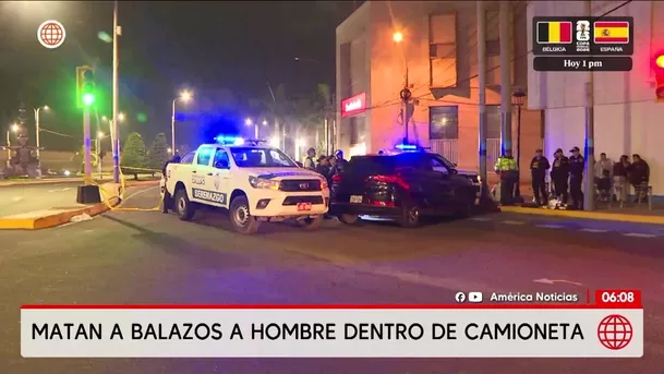 Homicidio con arma de fuego en el Callao. Foto: América Noticias
