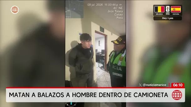 Homicidio con arma de fuego en el Callao. Foto: América Noticias