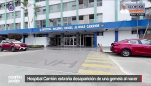María Elena Sicha denunció la desaparición de una de sus gemelas tras dar a luz en el Hospital Carrión del Callao. Aunque ecografías previas confirmaban la gestación doble, tras la cesárea solo le entregaron a una bebé. La Fiscalía evalúa el caso por presunto secuestro. Video: Cuarto Poder