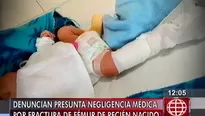 El menor permanece internado en el hospital bajo la orden de estar inmovilizado por el riesgo latente en su salud.