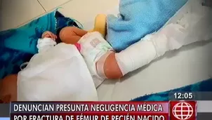 El menor permanece internado en el hospital bajo la orden de estar inmovilizado por el riesgo latente en su salud.