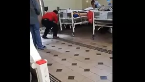 Roedor en el hospital Dos de Mayo. Video Twitter @peripateticoCR 