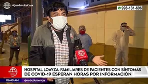 Ocurrió en el hospital Loayza. Foto: américa Noticias