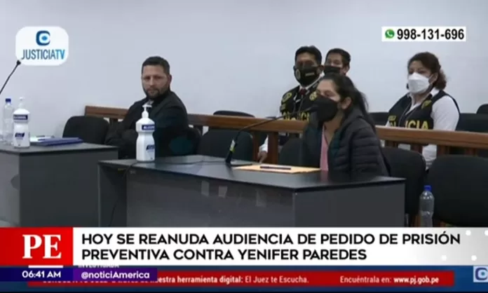 Hoy Continúa Audiencia De Prisión Preventiva Contra Yenifer Paredes