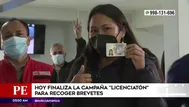 Hoy finaliza campaña Licenciatón para recoger brevetes