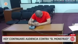 Hoy se decide prisión preventiva para alias El Monstruo por extorsión. Foto y video: América Noticias