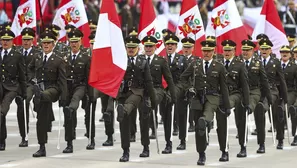 Defile Militar. Foto: Andina