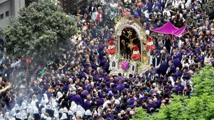 Hoy es la última salida del año del Señor de Los Milagros. Foto: Andina / Video: América Noticias