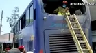 Huachipa: 30 heridos tras choque de bus contra tiendas en autopista Ramiro Prialé