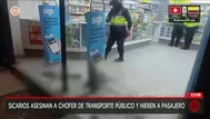 Huachipa: asesinan a conductor de transporte e hieren a pasajero