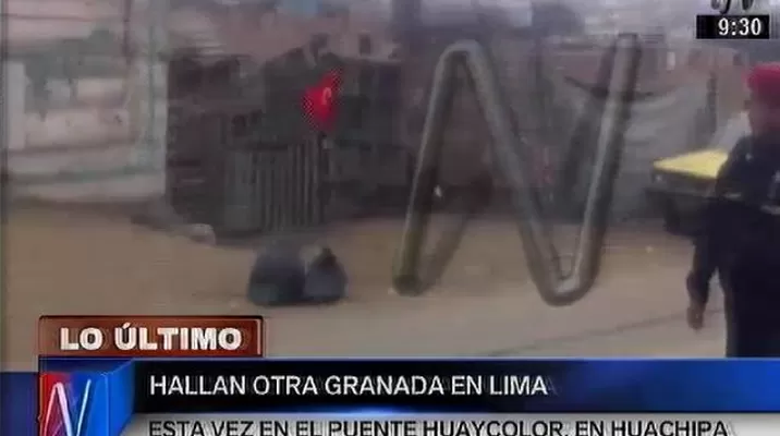 Se trata del cuarto caso de aparición de explosivos en las calles de Lima Se trata del cuarto caso de aparición de explosivos en las calles de Lima
