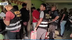 Captura de extorsionadores en Huachipa. Foto y video: Canal N