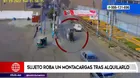 Huachipa: Sujeto roba un montacargas tras alquilarlo