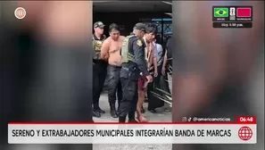 La Policía Nacional capturó a presuntos integrantes de la organización criminal denominada “Los Chukis Sanguinarios del Norte Chico”, acusados de participar en el asalto a un empresario y su familia en la ciudad de Huacho./ Video: América Noticias