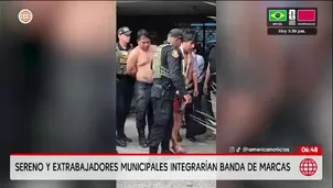 La Policía Nacional capturó a presuntos integrantes de la organización criminal denominada “Los Chukis Sanguinarios del Norte Chico”, acusados de participar en el asalto a un empresario y su familia en la ciudad de Huacho./ Video: América Noticias