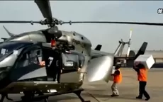 Huacho: Vacunas de Sinopharm fueron trasladadas en un helicóptero de la PNP  - Noticias de helicoptero