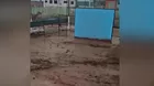 Ilo: Un huaico arrasa un campo deportivo y daña la vía férrea