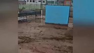 Ilo: Un huaico arrasa un campo deportivo y daña la vía férrea