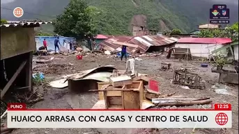 Huaico arrasa centro de salud en Puno y deja sin atención a pobladores. Foto y video: América Noticias
