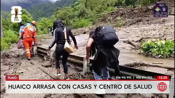 Huaico arrasa centro de salud en Puno y deja sin atención a pobladores. Foto: América Noticias