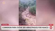 Huaico destruye puente en la región Amazonas