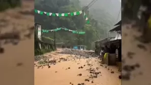 Huaico en Huánuco bloquea tránsito y afecta viviendas. Video: Canal N