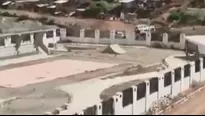 Obras inconclusas en Huancavelica. Foto: captura de TV