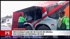 Huancavelica: Policía halló más de 30 kilos de droga escondida en bus interprovincial