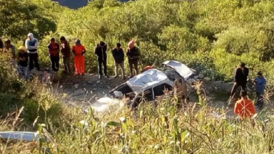 Accidente en Huancavelica. Foto: Andina