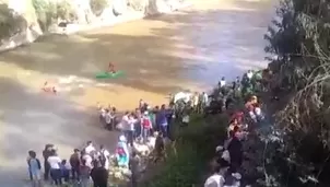 Huancayo: caída de una combi al río Mantaro dejó al menos 8 muertos. Foto y video: Canal N