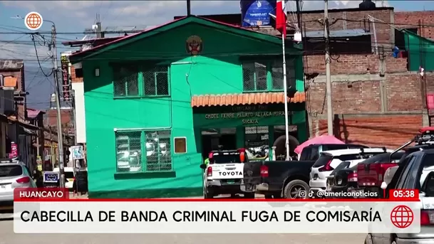 Huancayo: Cabecilla de Los Lechuceros del Centro fuga de comisaría. Foto: América Noticias