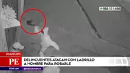 Huancayo: delincuentes atacan con ladrillo a hombre para robarle