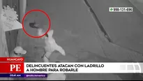 Cámara registró el violento asalto.