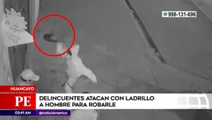 Cámara registró el violento asalto.