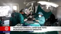 Los médicos lograron extraerle el arma, por ahora, su pronóstico es reservado.  