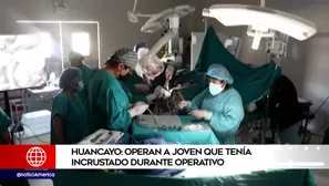 Los médicos lograron extraerle el arma, por ahora, su pronóstico es reservado.  