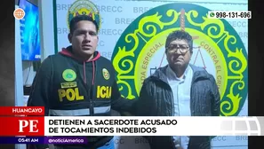 Sacerdote acusado de tocamientos indebidos en Huancayo. Foto y video: América Noticias