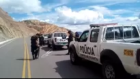 Patrullero policial fue atacado por subversivos. Foto y video: América Noticias