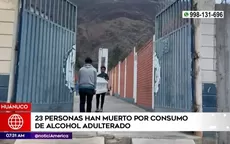 Huánuco: 23 personas han muerto por consumo de alcohol adulterado - Noticias de huanuco