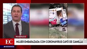 Unos pobladores de Huánuco registraron en video el momento