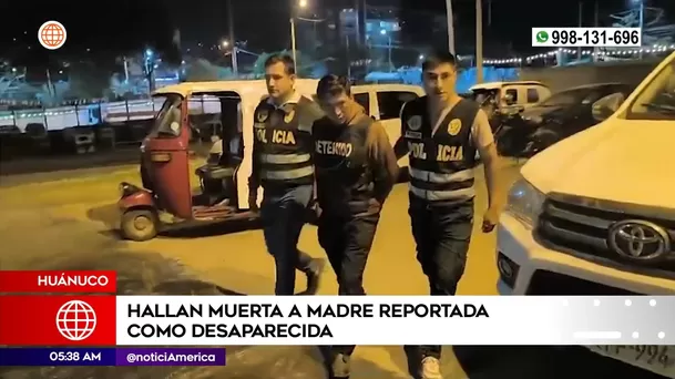 Hallan muerta a mujer reportada como desaparecida en Huánuco. Foto: América Noticias