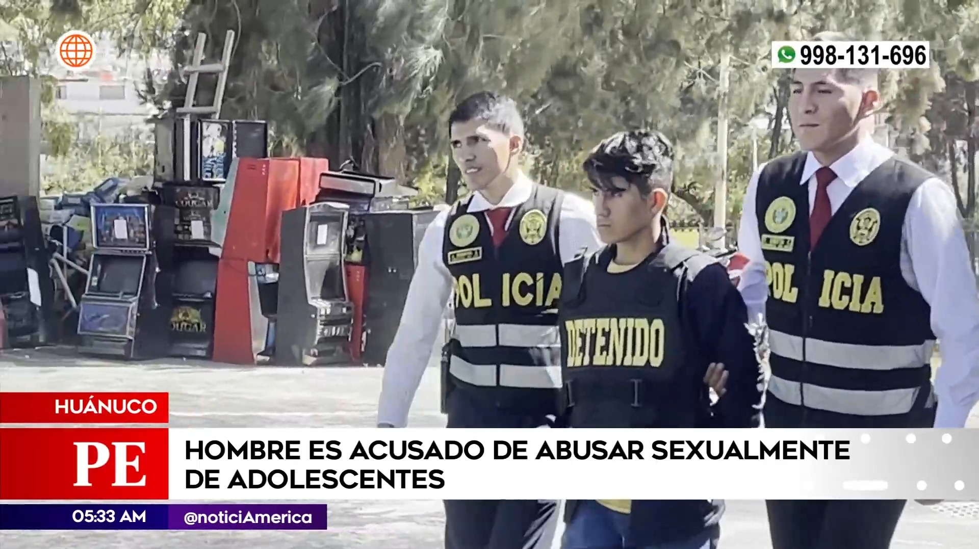 Hombre acusado de abusar sexualmente de adolescentes en Huánuco. Foto: América Noticias